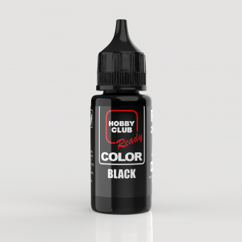 FX-1 Краска модельная "Ready color" - Black (Чёрный матовый 20мл.)